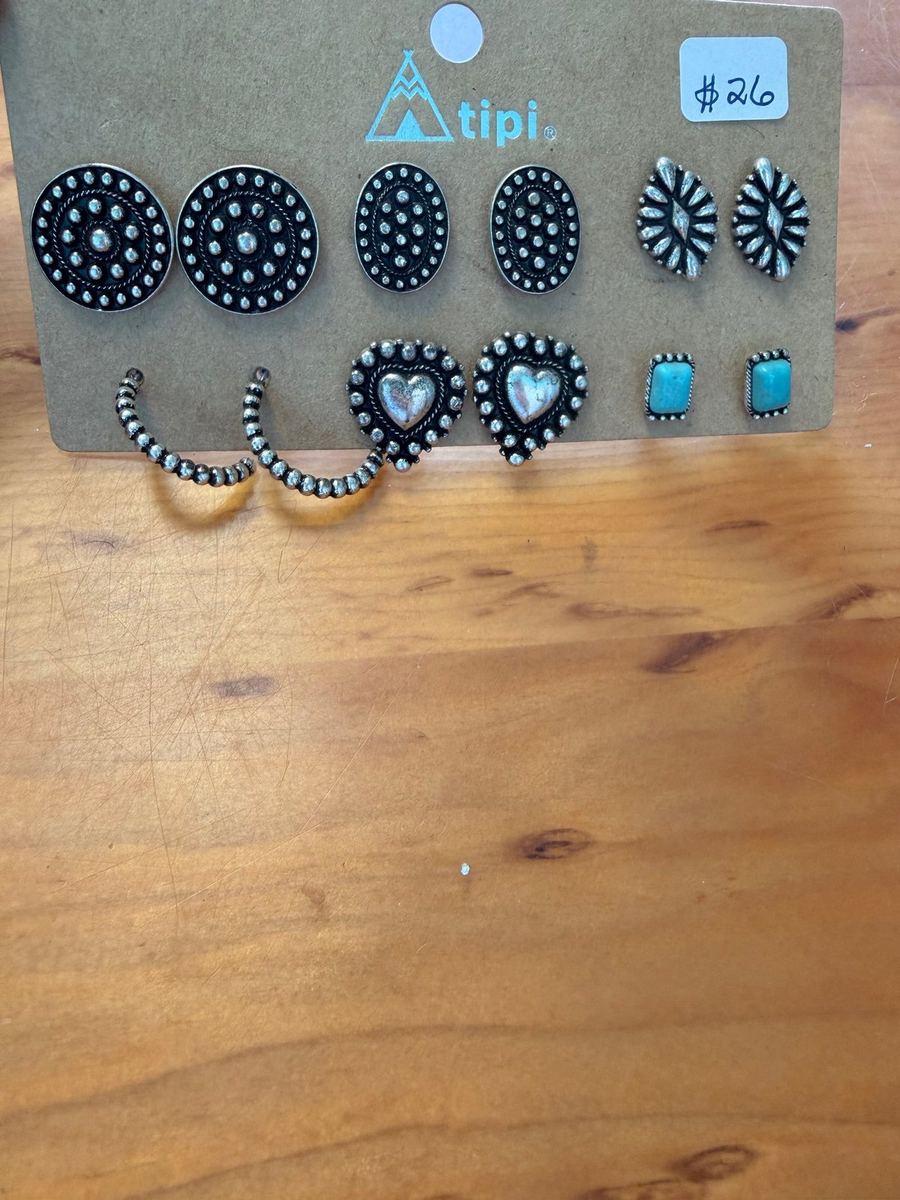 6 Piece Earring set