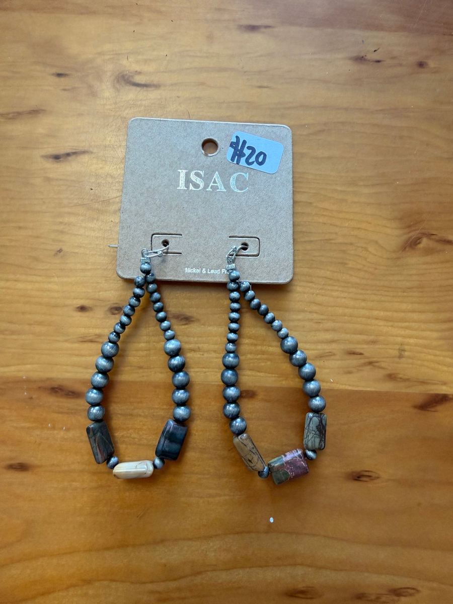 Colored Stone Earrings