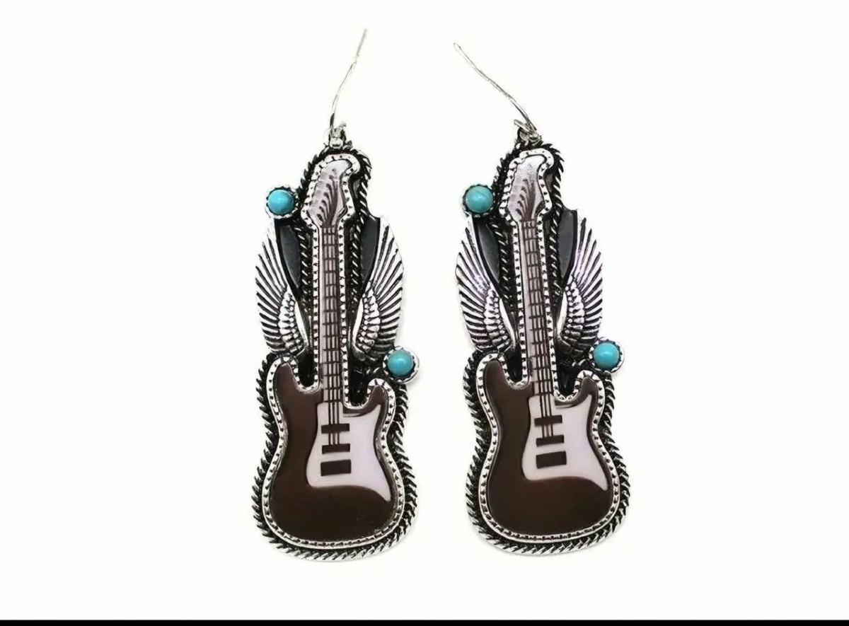 Electric Gutair Earrings