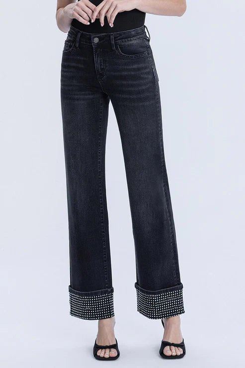 Flying Monkey Black Bedazzled Jeans