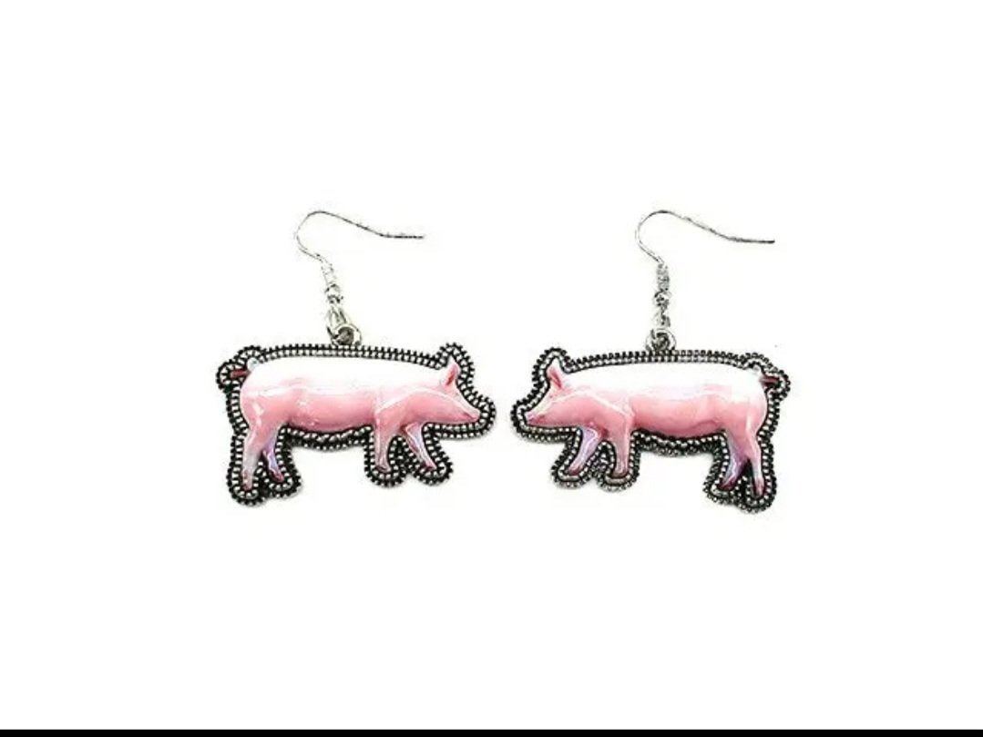 Pig Earrings
